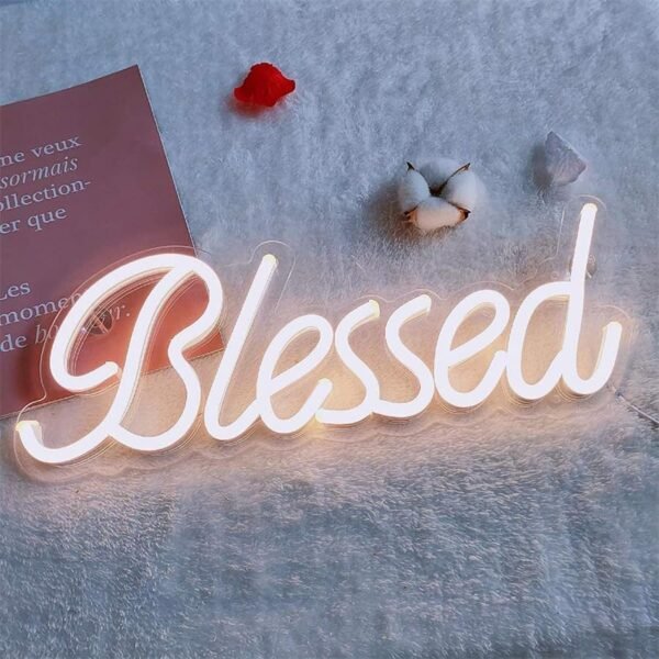 LED Neon sign Blessed - Image 4